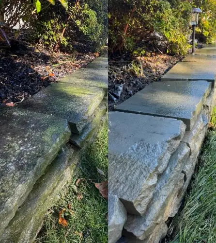 Before After: Power Washing Services with A2 Soft Washing