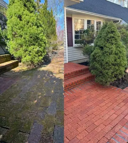 Before After: House Washing Services with A2 Soft Washing